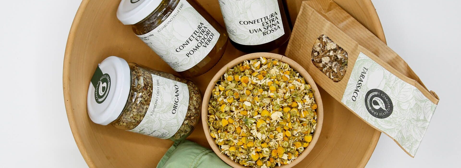 camomilla erbe giardino delle erbe casola valsenio confetture marmellate